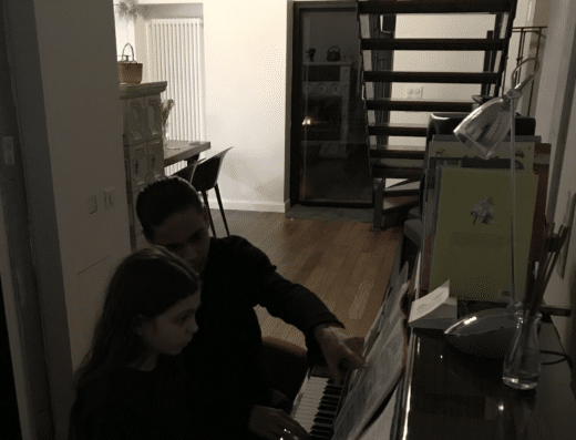 La leçon de piano — Paris 03 (photo 2 sur 2)