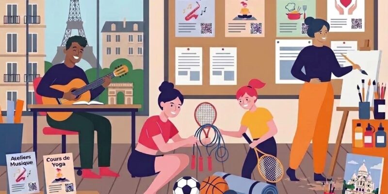 Adhérentes lors d'une inscription en association à Paris