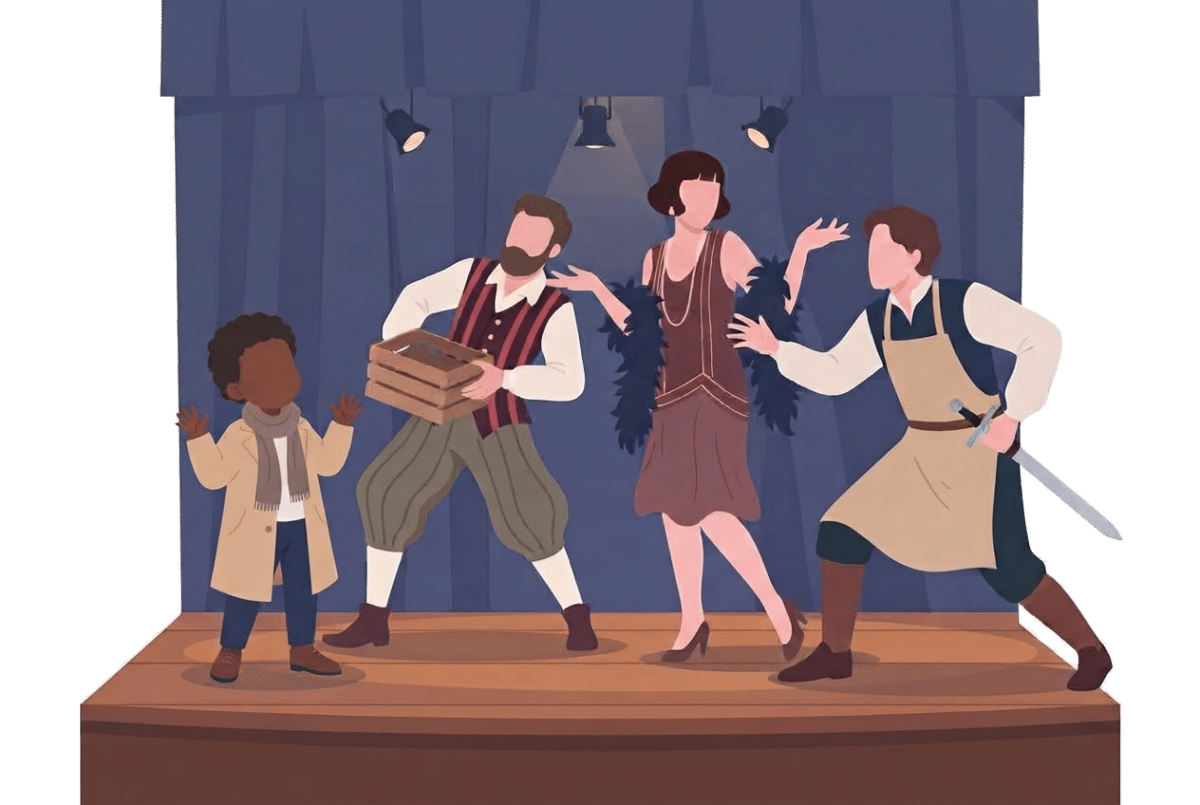 Illustration de la catégorie Théâtre