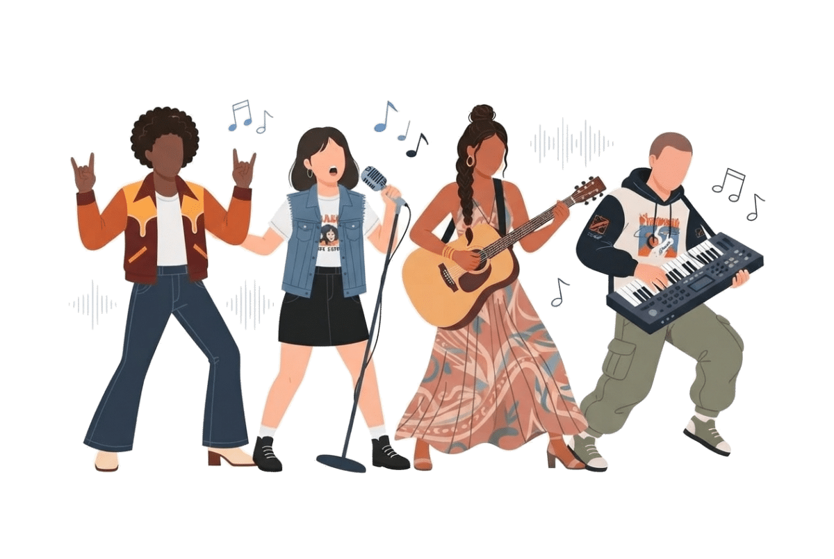 Illustration de la catégorie Musique